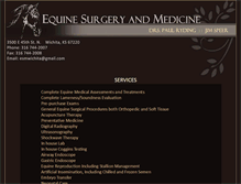 Tablet Screenshot of equinesurgeryandmedicine.com